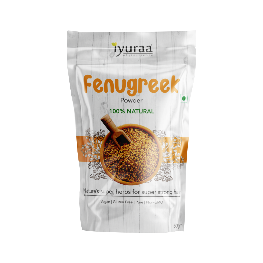 Fenugreek Hair Pack front view in packaging