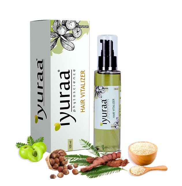 Hair Oil bottle front view