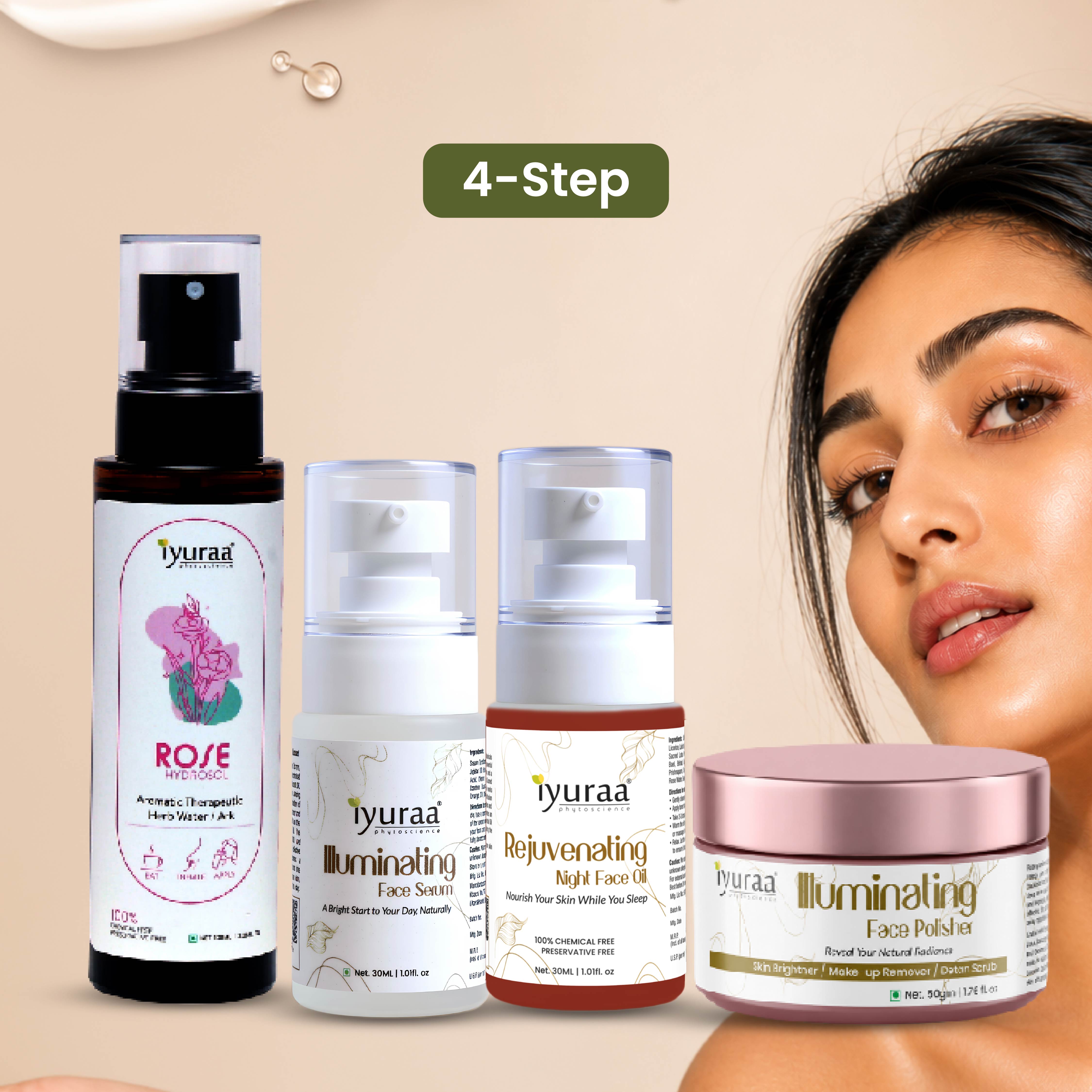 4-Step Skincare Ritual for Naturally Fresh, Nourished & Radiant-Looking Skin