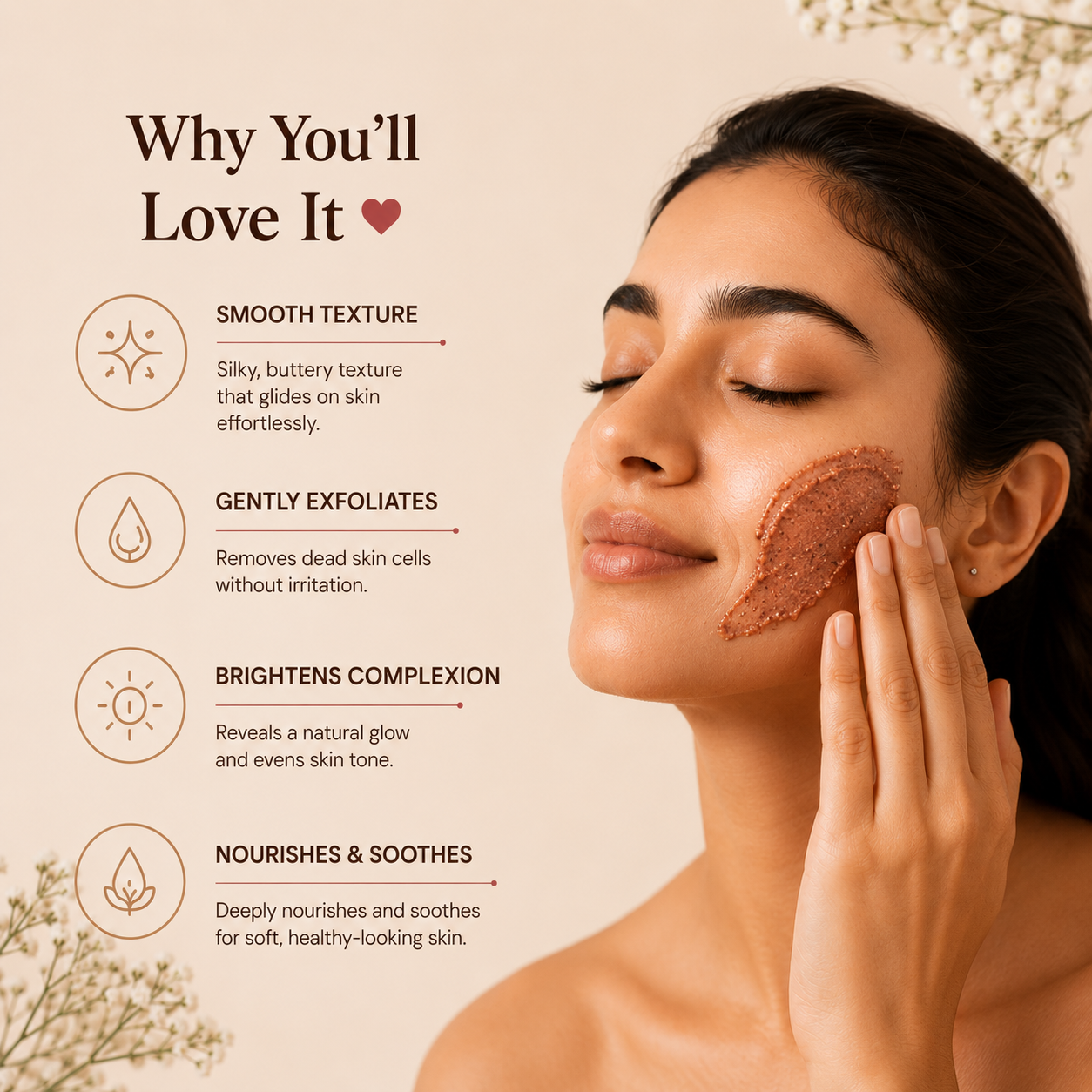 Illuminating Face Polishing Scrub for glowing skin