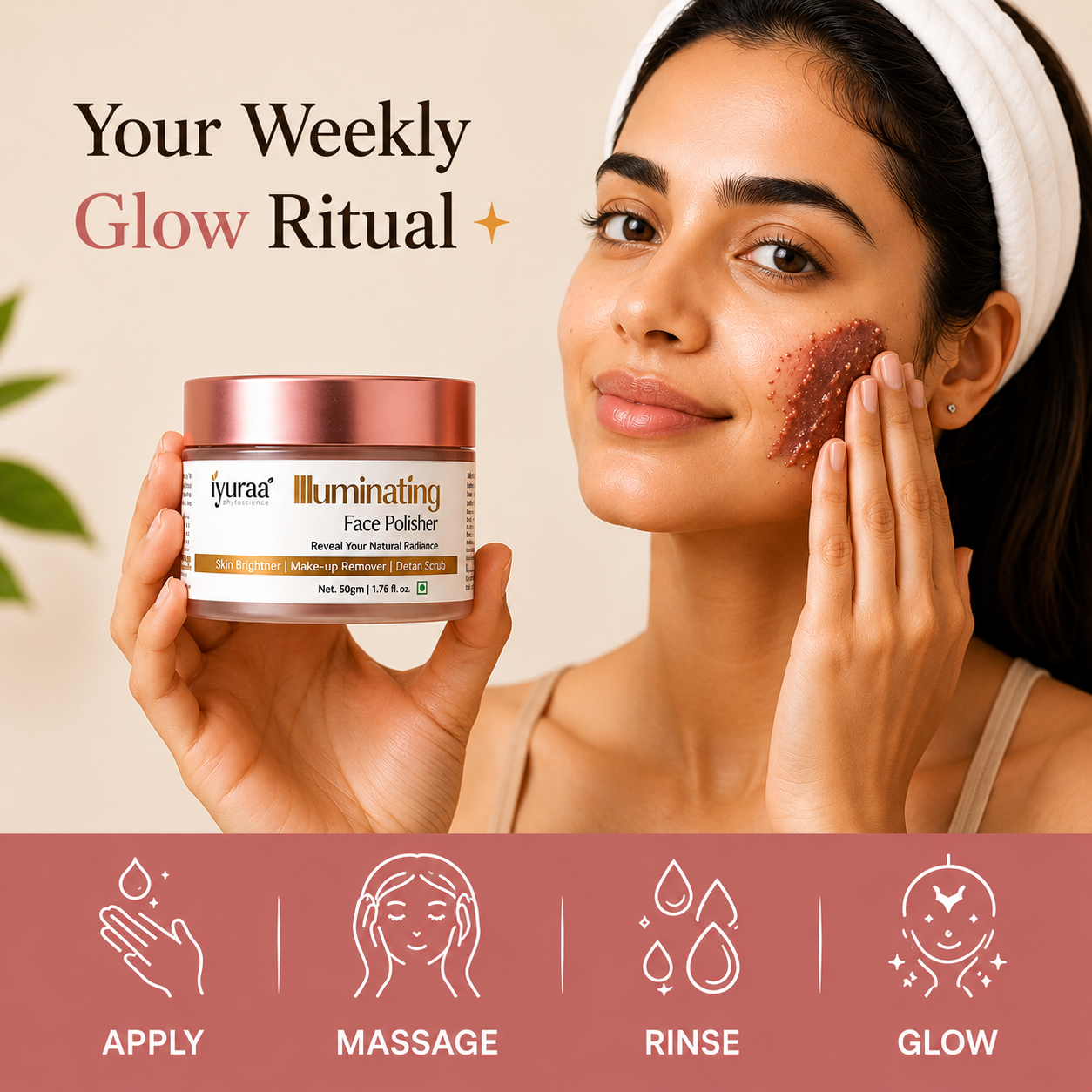 Illuminating Face Polishing Scrub for glowing skin