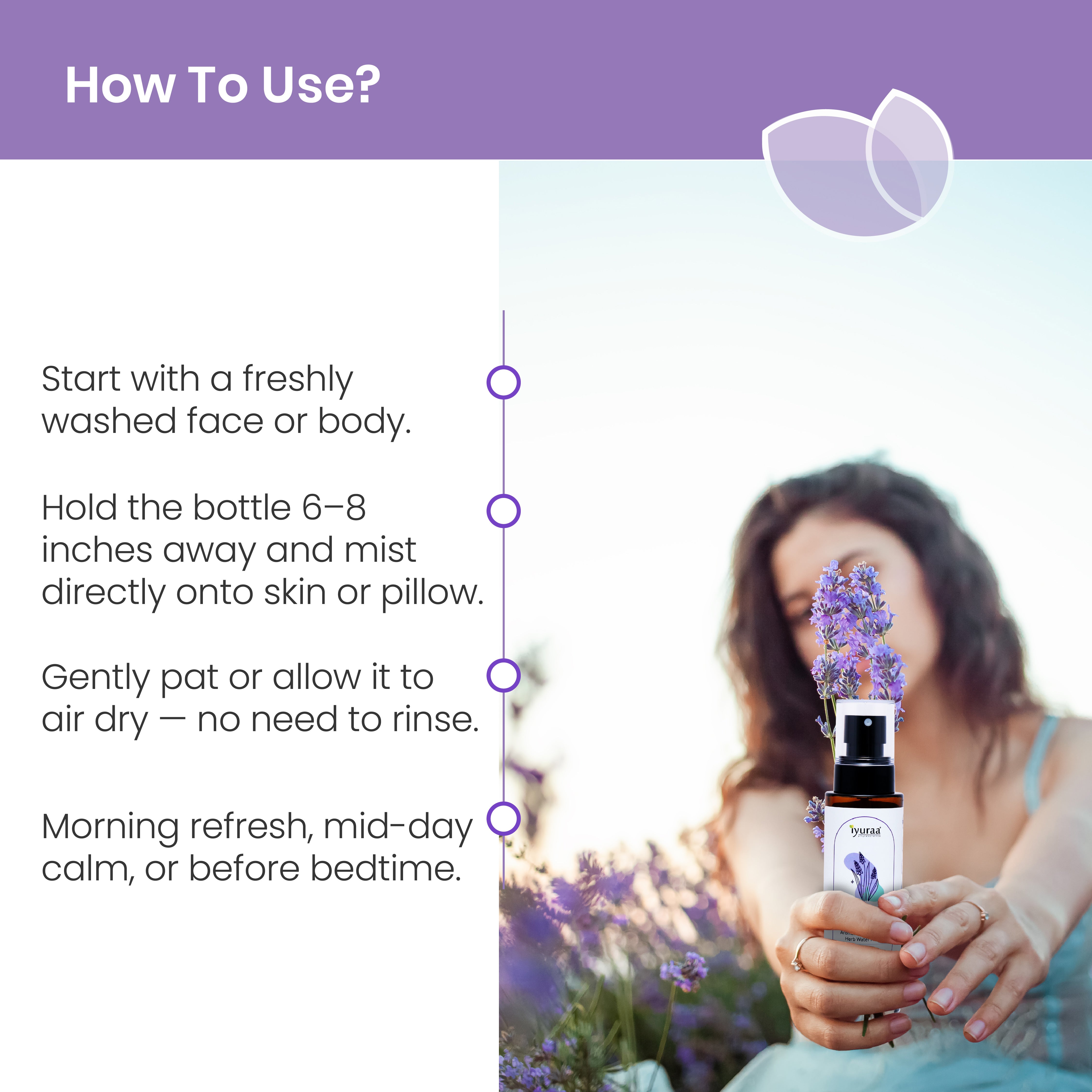 Lavender Hydrosol Natural Soothing Aromatic Elixir