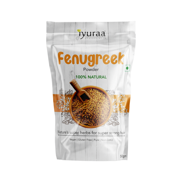 Fenugreek Hair Pack front view in packaging

