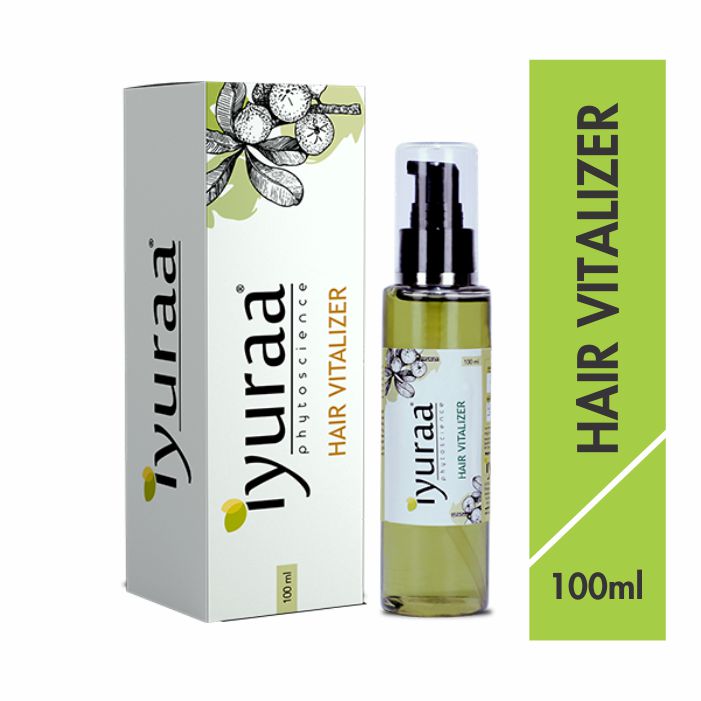 Applying Hair Oil to scalp using spray nozzle

