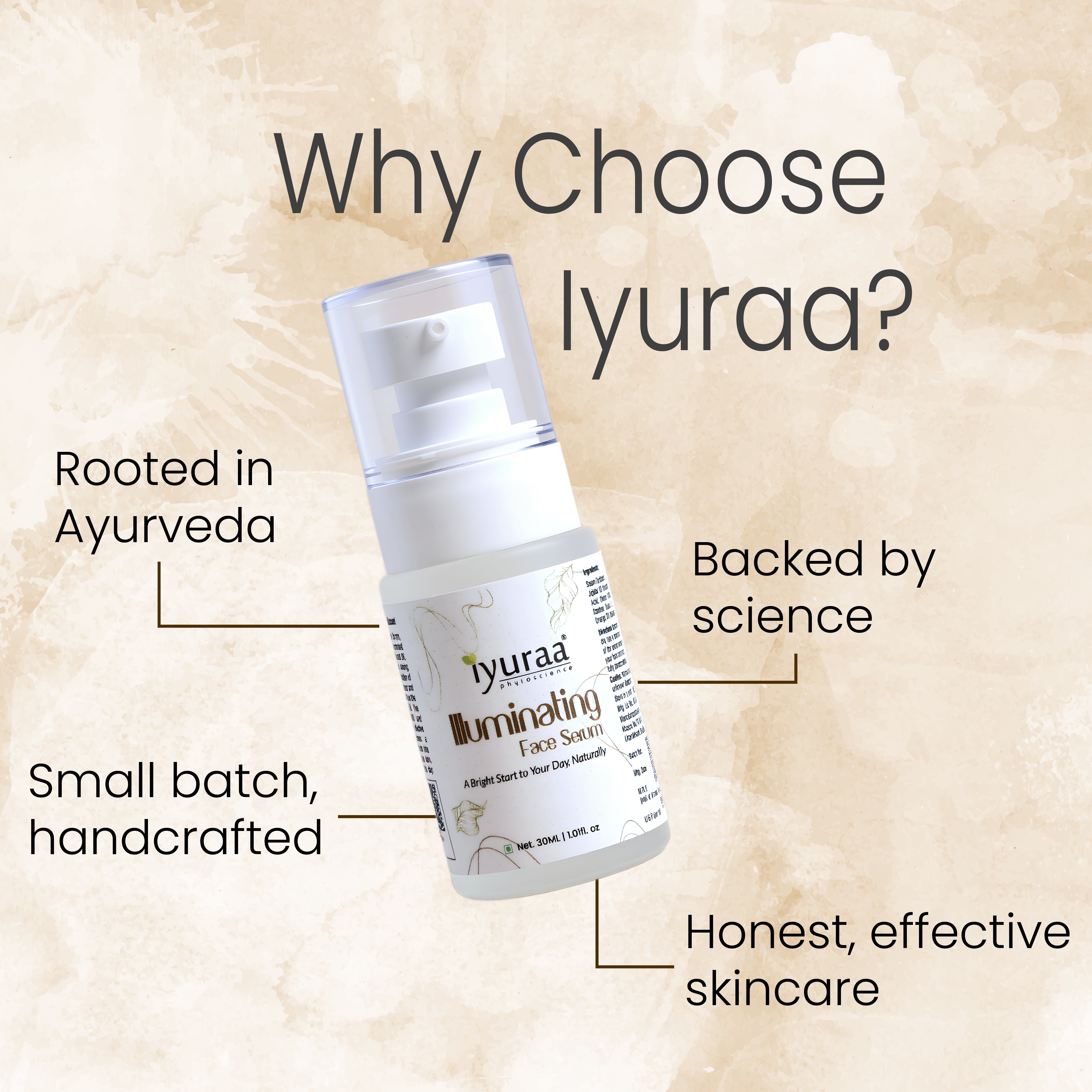 Illuminating Face Serum angled product shot

