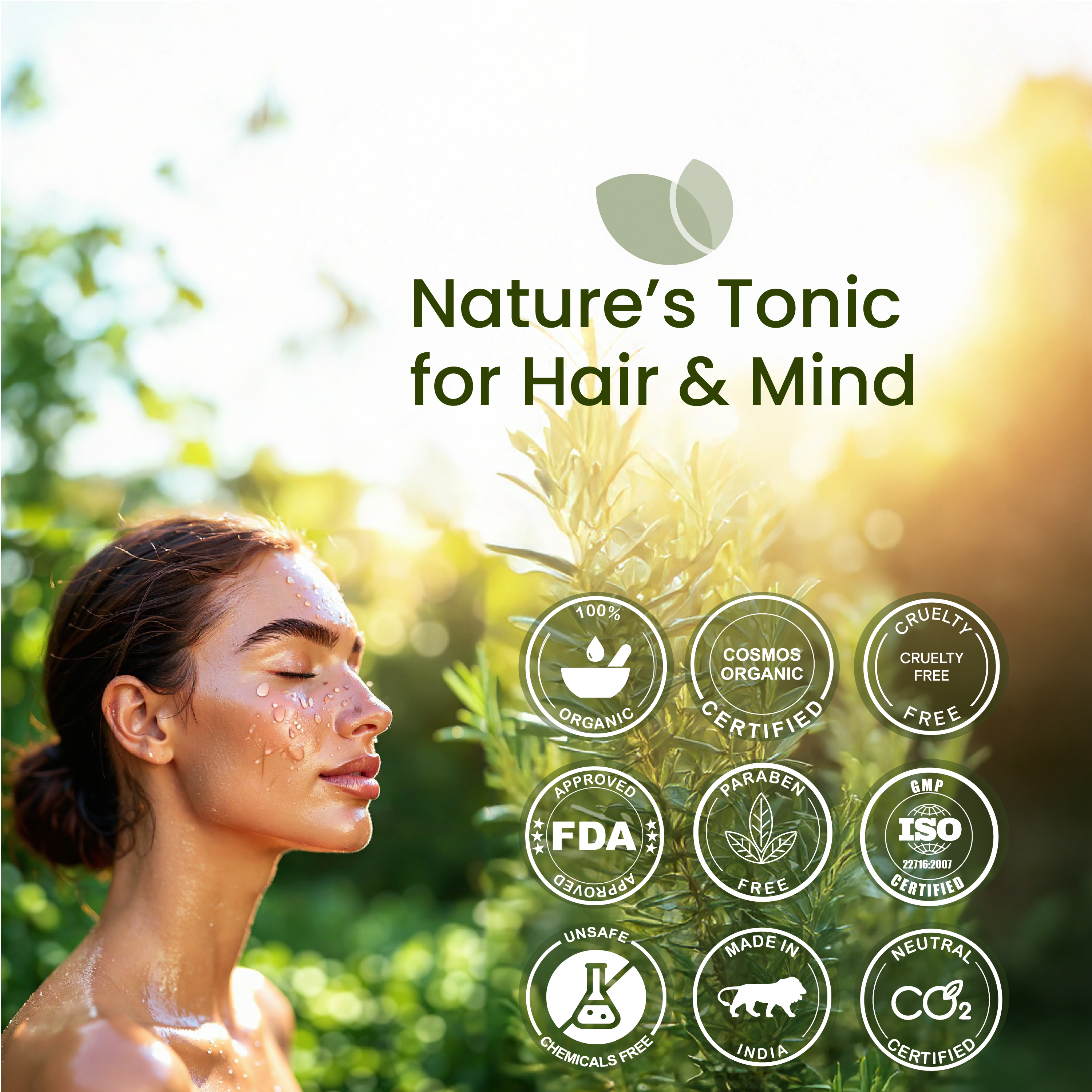 Vegan certification icon for Mini Rosemary Hydrosol

