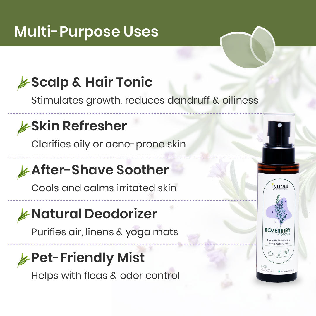 Rosemary Hydrosol Pure Herbal edible Elixir