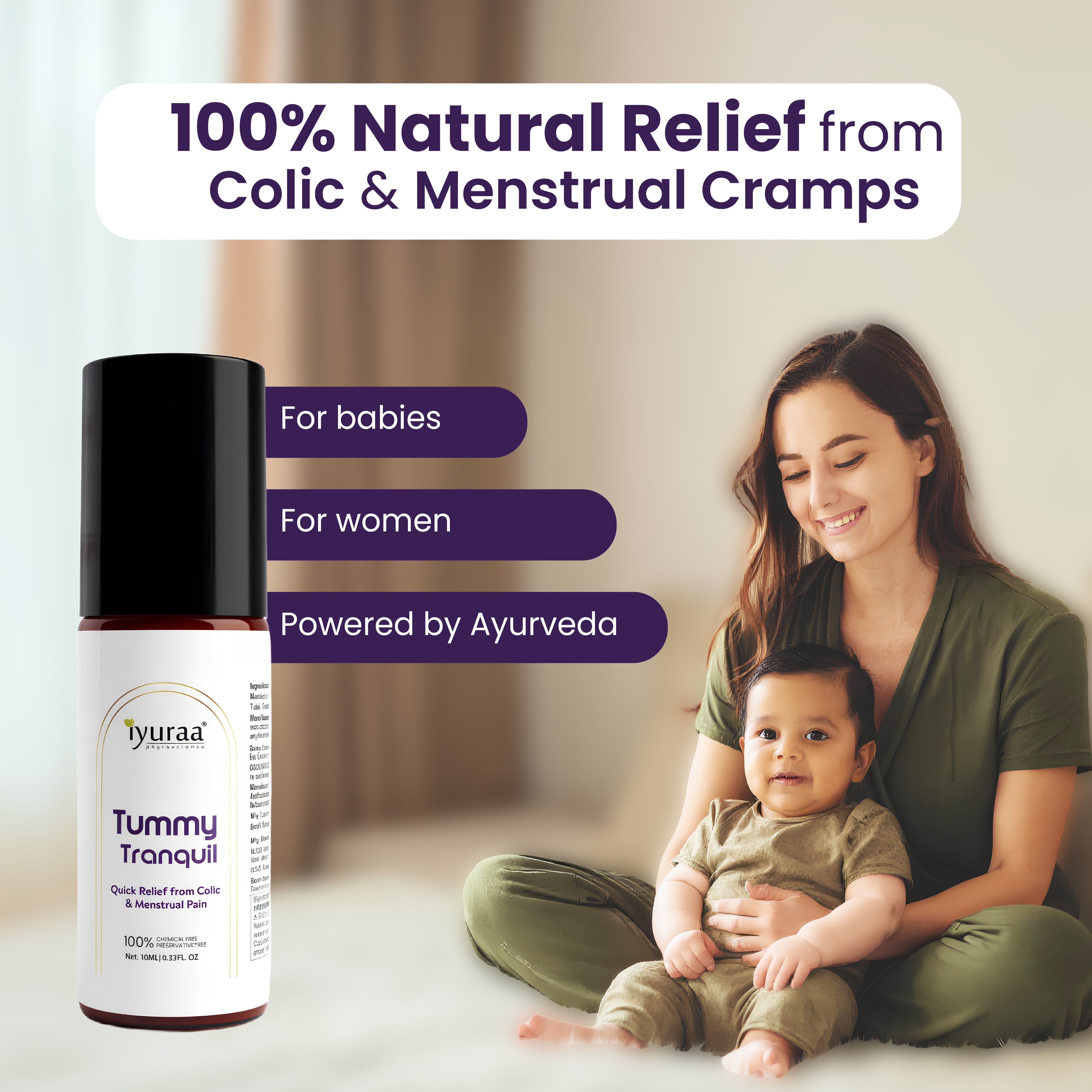 Dermatologically tested badge for the roll-on