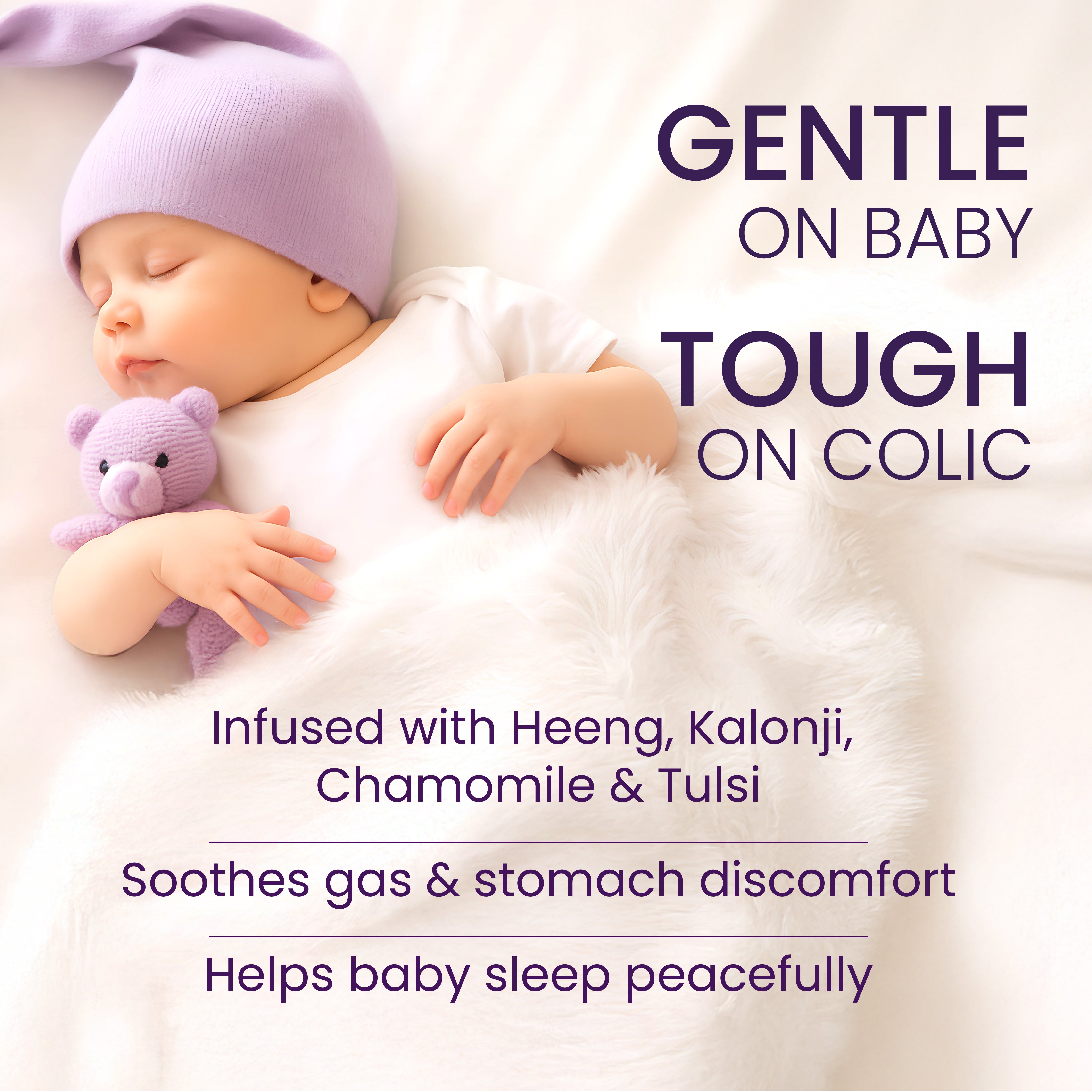 Visual representation of abdominal relief / comfort